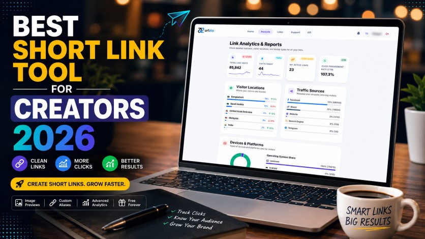 Best Short Link Tool for Content Creators (2026 Guide) — URLzio